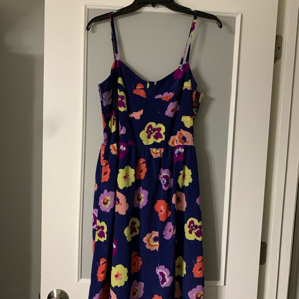 Old Navy blue flower dress